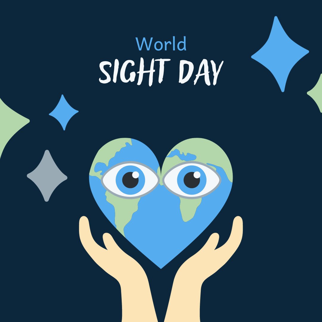 World Sight Day is a time for reflection and awareness about vision impairment all around the world! Let's celebrate how we can use our eyesight today to bring light and love to those who need it. #WorldSightDay #SeeingIsBelieving 🎉🙌🏼