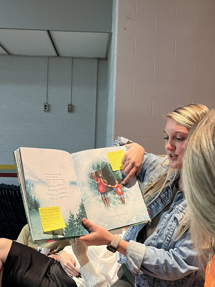 Preservice teachers in my LIT 3340 Science of Literacy class practiced reading aloud high-quality children’s literature. Their lessons focused on building background knowledge, exploring novel vocabulary, and supporting language comprehension. <a href="/AppstateRCOE/">AppState RCOE</a>