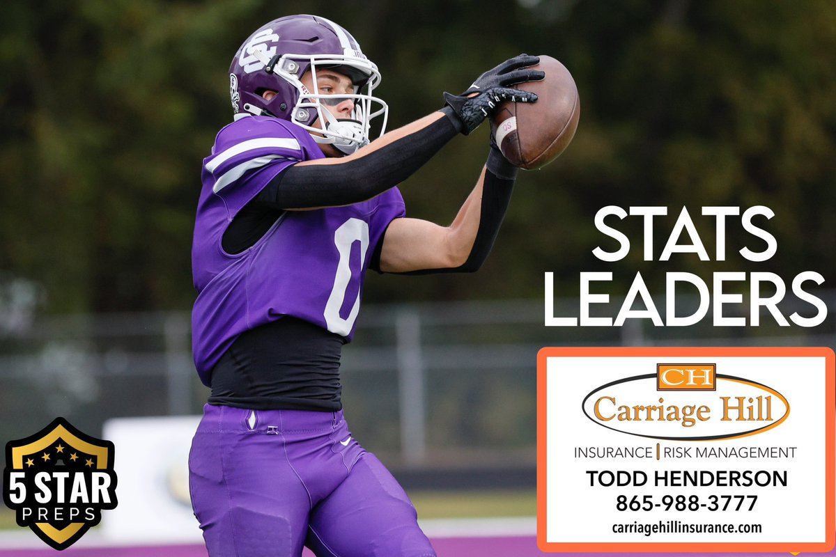 5Star Preps (@5starpreps) on Twitter photo 📈WEEKLY STATS LEADERS 📊
Powered by Todd Henderson <a href="/CarriageHillIns/">Carriage Hill Insurance</a>
Through Week 8⭐️⭐️⭐️⭐️⭐️
STATS ▶️ 5starpreps.com/articles/5star… 📈WEEKLY STATS LEADERS 📊
Powered by Todd Henderson <a href="/CarriageHillIns/">Carriage Hill Insurance</a>
Through Week 8⭐️⭐️⭐️⭐️⭐️
STATS ▶️ 5starpreps.com/articles/5star…