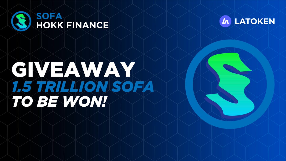 Latoken_cex's tweet photo. 🏆 1500000000000 SOFA NETWORK (SOFA) Giveaway on LATOKEN

🔥 880 Winners.
✅ Complete all tasks and qualify for the Giveaway.
📲 Share with 5 Friends and Follow.
⏰ October 12, 2023 - October 19, 2023.

👉 JOIN GIVEAWAY (https://t.co/1gOJm0UOaB) https://t.co/Avz2wG8FHN