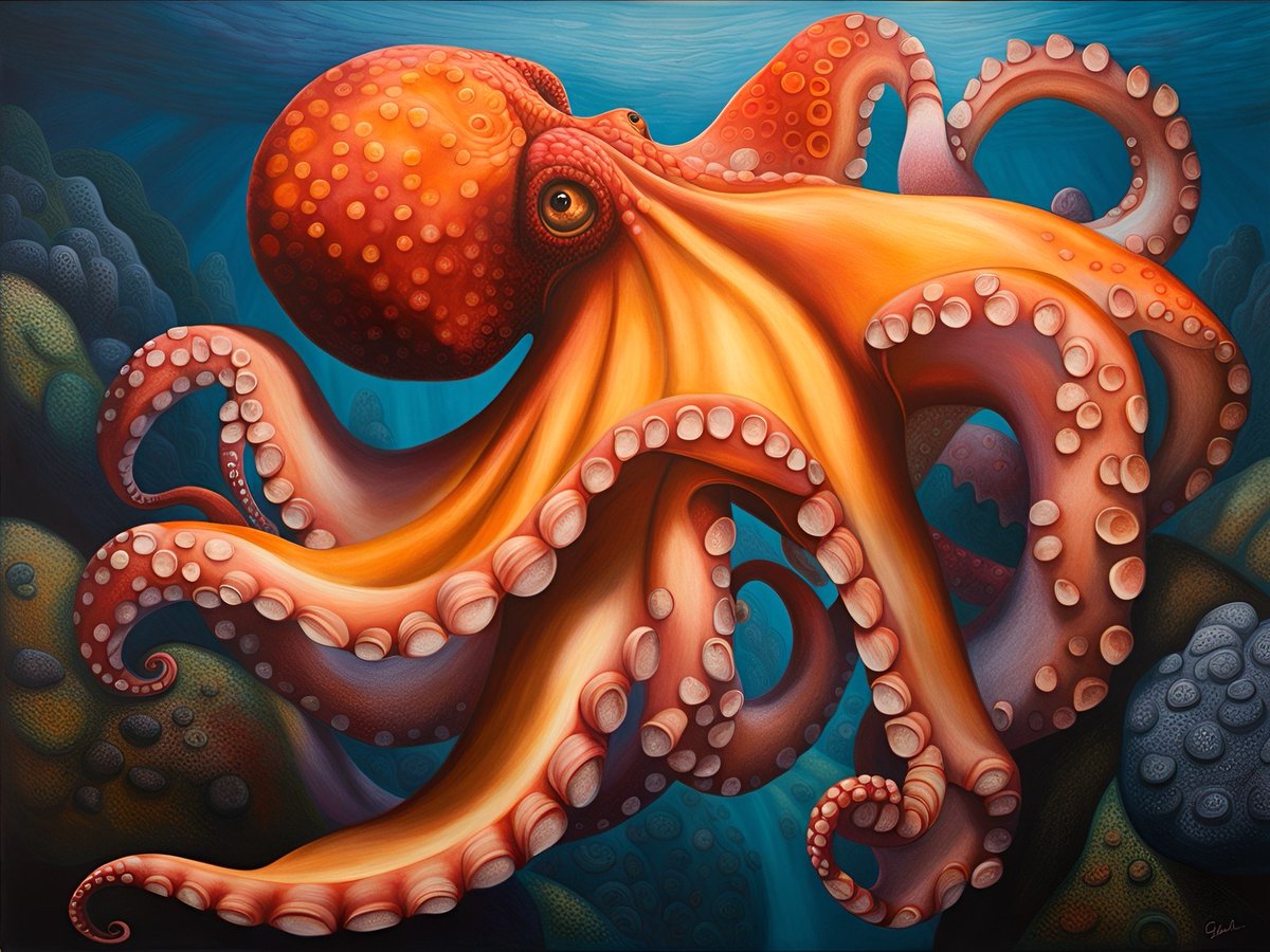CryptoNicOg's tweet photo. It's #OCTOpusMonth and here's another couple facts you might not have known! 📚🐙(PS- By supporting my 3 main NFT collections you contribute to our Ocean / Freshwater & Octopus conservation wallet!) 💕

Fact # 12 - Octopuses inhabit various regions of the ocean, including coral reefs, pelagic waters, and the seabed; some live in the intertidal zone and others at abyssal depths. 🌍🌊 #Habitat

Fact #13- Both Octopuses & Octopi are the correct terminologies for multiple or a group of Octopus. With Octopuses being the more common of the two used worldwide. 🐙🐙🐙🌏

Fact #14- Octopuses are solitary creatures that spend much of their time in dens—small holes and crevices in rocks and coral. They are generally solitary and territorial. 🏠🧘‍♀️#Solitude