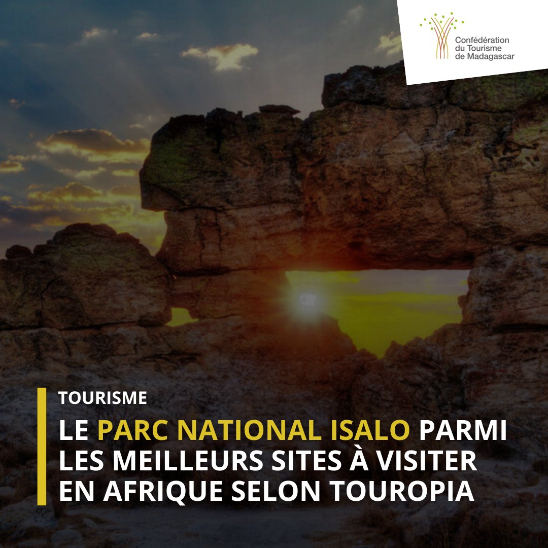 🔴 Selon le célèbre blog de voyage Touropia réputé pour dévoiler les sites les plus spectaculaires au monde, le 𝐏𝐚𝐫𝐜 𝐍𝐚𝐭𝐢𝐨𝐧𝐚𝐥 𝐈𝐬𝐚𝐥𝐨 figure parmi les 24 meilleurs endroits à visiter en Afrique.

#CTM #MadagascarTourism #VisitMadagascar