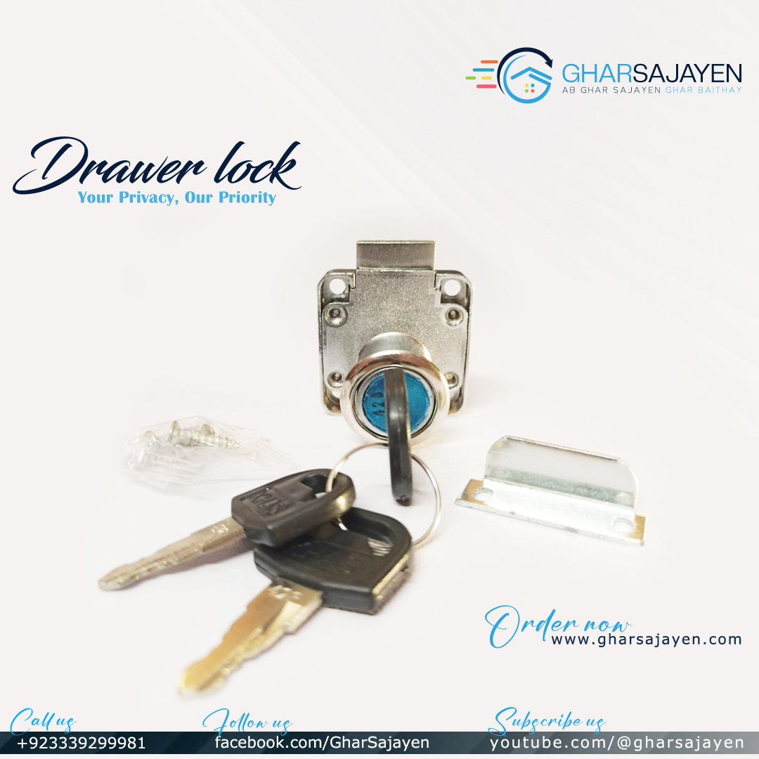 GharSajayen's tweet image. You’re privacy, our priority, drawer lock!
.
.
Visit and buy now:
.
.
gharsajayen.com/product-catego…
.
.
#Drawerlock #Drawerlockandkey #gharsajayen #hardwarestore #Homeimprovement #interiordesign #homedecor #onlinestore #shoponline #karachi #Pakistan