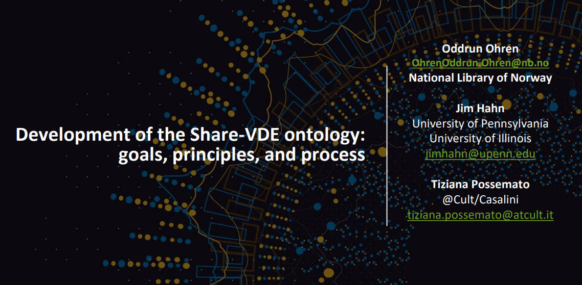 #eubfws2023 #BIBFRAME #ShareVDE 
Explore Session Materials from BIBFRAME Workshop in Europe 2023!
Slides and recordings about the Share Family Initiative are now online:
>>share-family.org/news?id=6527fb…