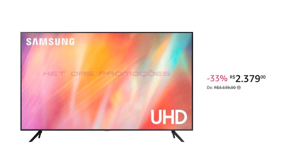xetdaspromocoes's tweet photo. BOM PREÇO

📺 Smart TV Samsung 55" LED Crystal 4K UHD
💵 R$ 2.379,00 em até 10x sem juros
🔗 https://t.co/KLjrY6mdqA https://t.co/4Chg4NQq4l