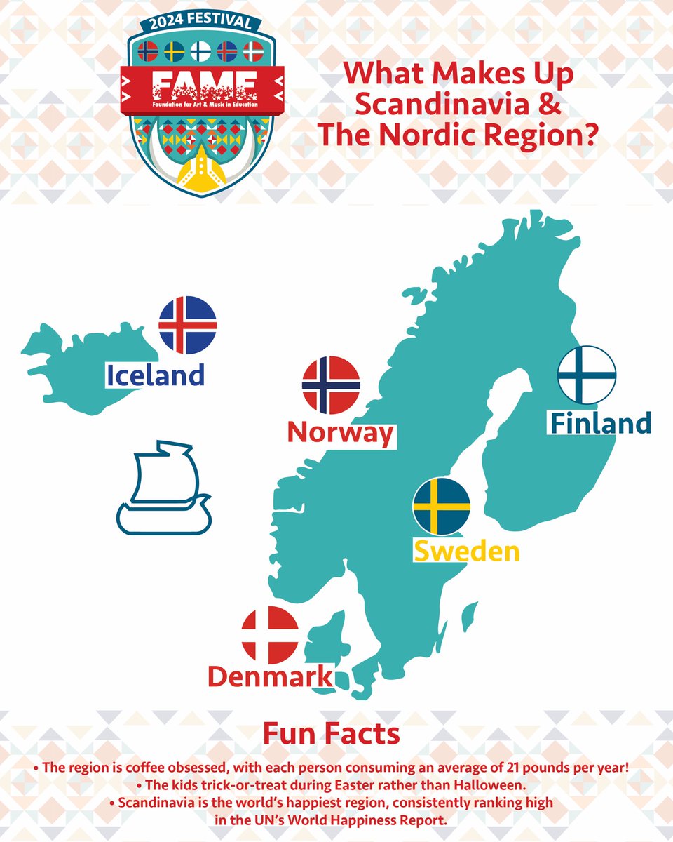 What makes up Scandinavia & The Nordic Region? Check out this map to see! 🇮🇸🇳🇴🇫🇮🇸🇪🇩🇰
.
.
.
#scandinavia #scandinaviandesign #nordic #nordicregion #scandinavian #art #fortwayne #norway #finland #sweden #denmark #iceland #scandinavianstyle #nordicstyle #nordicart #map #mapdesign