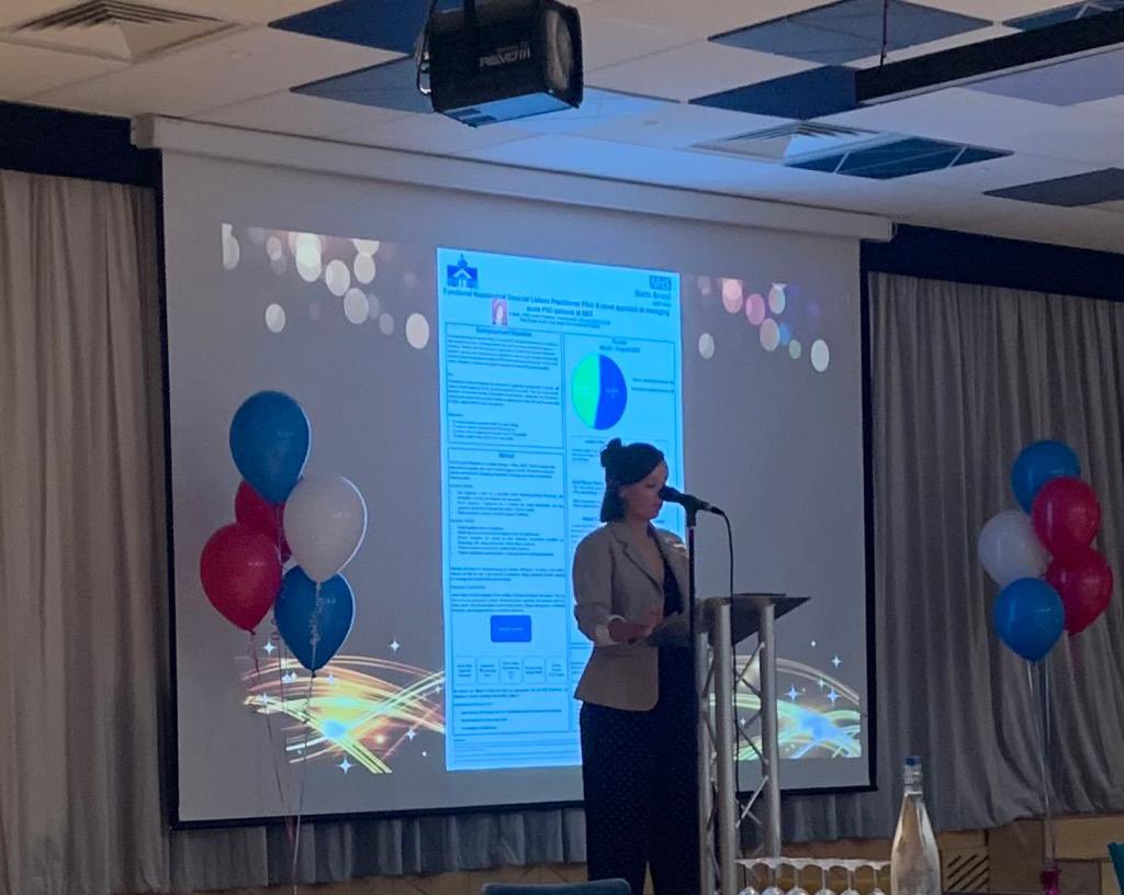Claire Worgan (@clairyfairy1982) on Twitter photo Off to a great start at the AHP Awards & Conference. <a href="/OliviaBatey4/">Olivia Batey ☮️💙</a> presenting her work outlining her FND Practitioner role <a href="/NorthBristolNHS/">North Bristol NHS Trust</a> #AHPDay2023 #NBTAHPDay2023 Off to a great start at the AHP Awards & Conference. <a href="/OliviaBatey4/">Olivia Batey ☮️💙</a> presenting her work outlining her FND Practitioner role <a href="/NorthBristolNHS/">North Bristol NHS Trust</a> #AHPDay2023 #NBTAHPDay2023