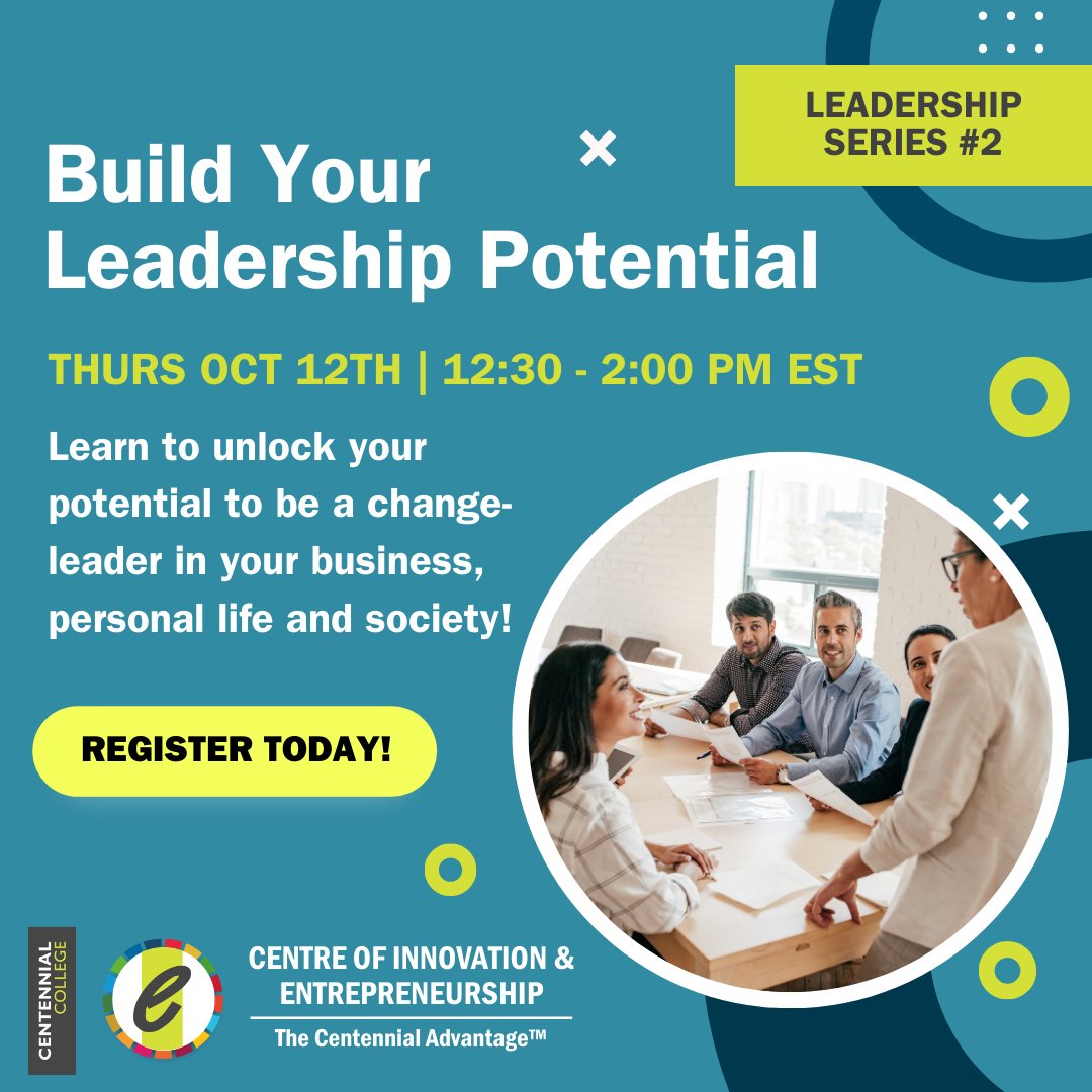 Centre of Innovation & Entrepreneurship (@coecentennial) on Twitter photo Join us for our #workshop TODAY at 12:30pm on to learn that #skills are required to be an effective #leader! π
πRegister here: eventbrite.com/e/build-your-lβ¦
<a href="/CentennialEDU/">Centennial College</a> <a href="/ccsai/">CCSAI</a> <a href="/CentennialLib/">Centennial Library & Learning Centre</a> <a href="/CentennialSCHS/">SCHS π¨π¦</a> <a href="/CCAALife/">Centennial College Alumni Association</a> <a href="/StoryArtsCentre/">Story Arts Centre</a> <a href="/CentennialTODAY/">Centennial Part-time</a> <a href="/CentennialTBS/">Centennial Business</a> <a href="/guglani/">lalit guglani</a> Join us for our #workshop TODAY at 12:30pm on to learn that #skills are required to be an effective #leader! π
πRegister here: eventbrite.com/e/build-your-lβ¦
<a href="/CentennialEDU/">Centennial College</a> <a href="/ccsai/">CCSAI</a> <a href="/CentennialLib/">Centennial Library & Learning Centre</a> <a href="/CentennialSCHS/">SCHS π¨π¦</a> <a href="/CCAALife/">Centennial College Alumni Association</a> <a href="/StoryArtsCentre/">Story Arts Centre</a> <a href="/CentennialTODAY/">Centennial Part-time</a> <a href="/CentennialTBS/">Centennial Business</a> <a href="/guglani/">lalit guglani</a>
