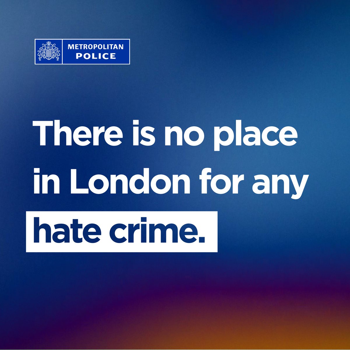metpoliceuk's tweet photo. Hate crime comes in many different forms & we cannot be bystanders. We must take action.
We're visiting synagogues & other places of worship, as well as supporting local schools with visits & extra patrols.
Victim or witness to a hate crime? Report it.