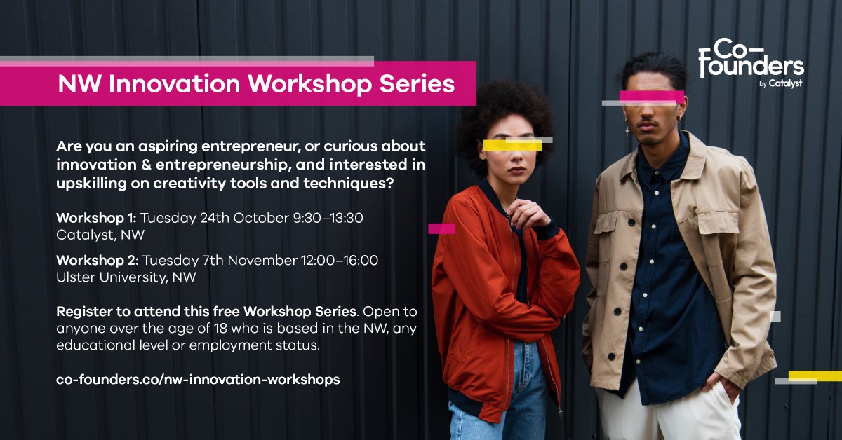 👉Aspiring #Entrepreneur , or curious about #innovation & #Entrepreneurship❓ 👉Interested in upskilling on creativity tools and techniques❓ 👇Register now to attend free workshops👇 co-founders.co/nw-innovation-…