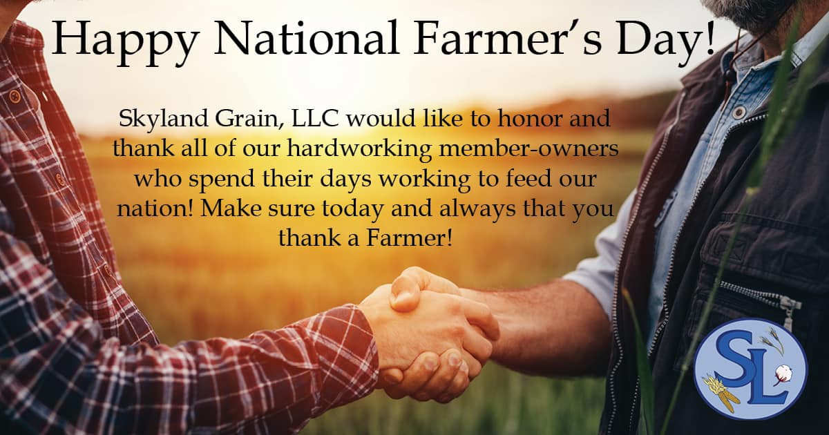Thank you to all of our Farmers.