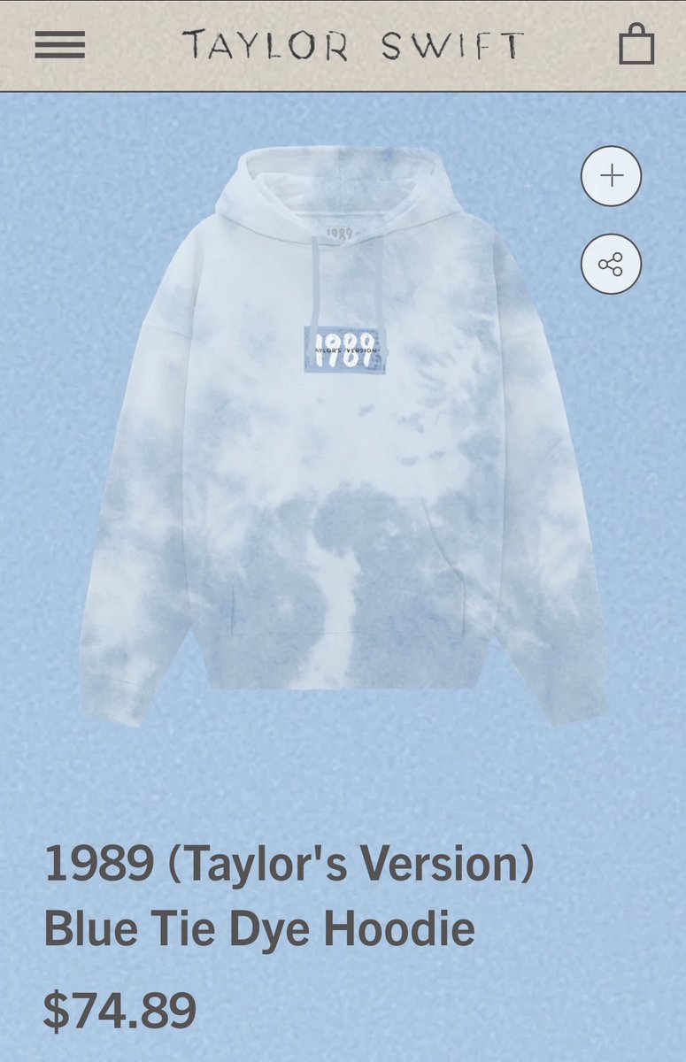 Okay surpriseeeee - in celebration of #TSTheErasTourFilm  and #1989TaylorsVersion  on the way, send me a screenshot of you joining the community BELOW in a reply to this tweet (and RT) to enter to win a 1989 TV blue tie-day sweatshirt  ⬇️  ✨🩵

There will be two winners, open to