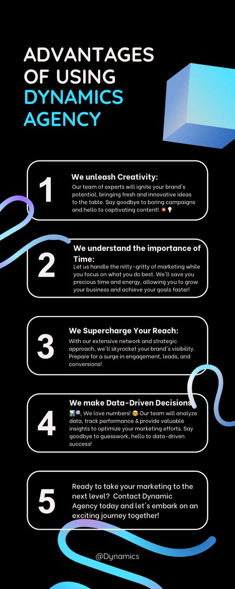 DynamicsHQ_'s tweet photo. Unleash vour brand's potential with Dynamic Agency! Our experts bring fresh ideas and creativity to captivate your audience. Saying goodbye to boring campaigns and hello to new innovation!
#DynamicAgency #NFT #web3 #crypto #NFTCommmunity https://t.co/aT1DUuWobs