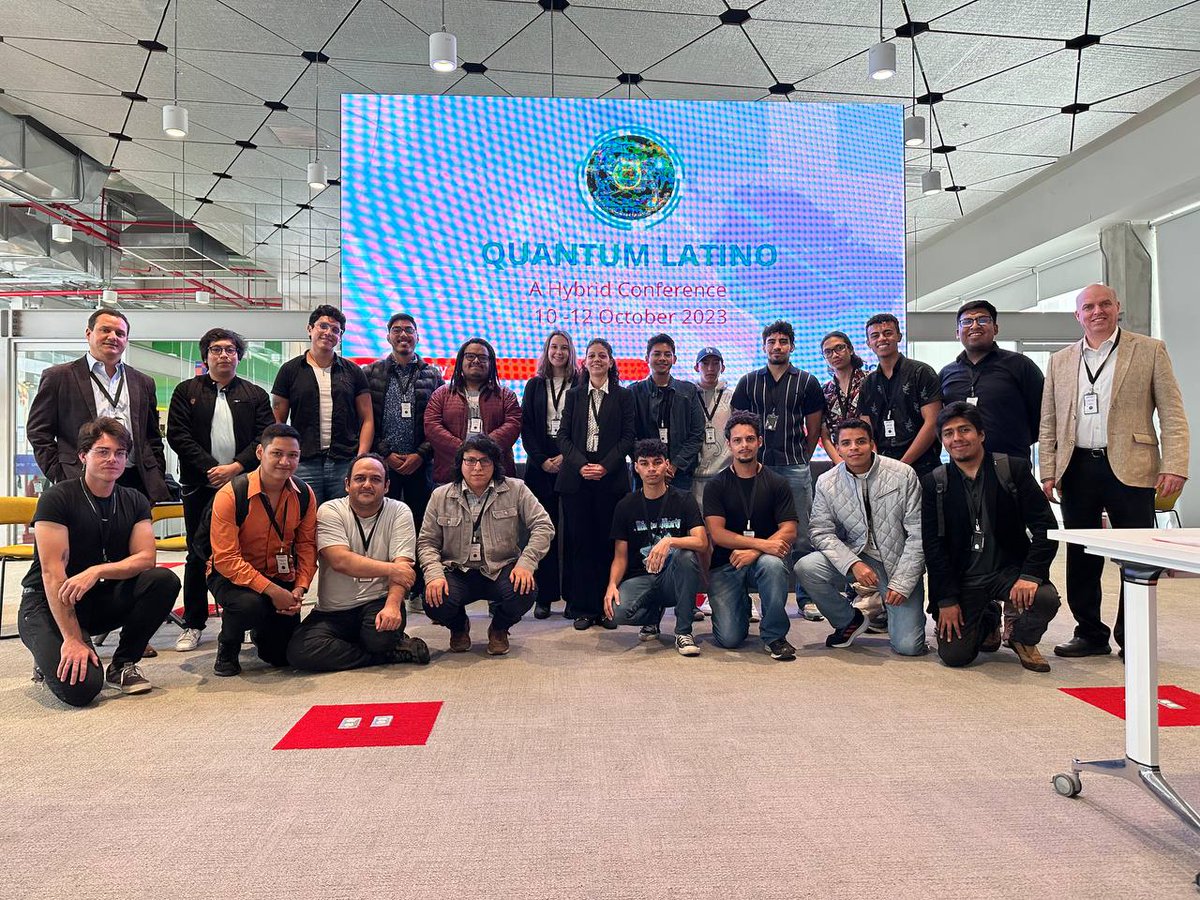 Thank you <a href="/OpticaWorldwide/">Optica</a> for supporting #quantumlatino23 with funding to support students from all #latinamerica to travel to Lima, Peru, to join our event! 
We have more than 20 students from 7 countries learning about #quantum #science, #quantumtechnologies #quantumcomputing!