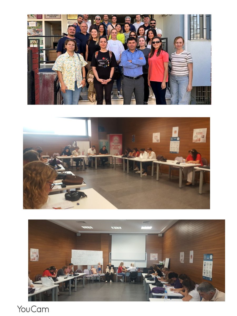 Ilkyardim Egitimlerimiz 8 ayrı salonda devam ediyor. çabamız tüm öğretmenlerimize  ulaşmak.  Yoğun eğitim mutlu katılımcı. <a href="/tcmeb/">Millî Eğitim Bakanlığı</a> <a href="/Yusuf__Tekin/">Yusuf Tekin</a> <a href="/meb_dhgm/">Destek Hizmetleri Genel Müdürlüğü</a> <a href="/omurfatih/">Ömür Fatih Karakullukçu</a> <a href="/ozkan_meb/">Özkan AVCI</a> <a href="/cemalunal_/">C.ÜNAL</a> <a href="/izmir_ilmem/">İzmir İl Milli Eğitim Müdürlüğü</a> <a href="/yahsiomer/">Dr. Ömer YAHŞİ</a> <a href="/TahirBdn/">mehmet tahir büdün</a> <a href="/Izmirmem_isgb/">IZMIRMEM_ISGB</a>