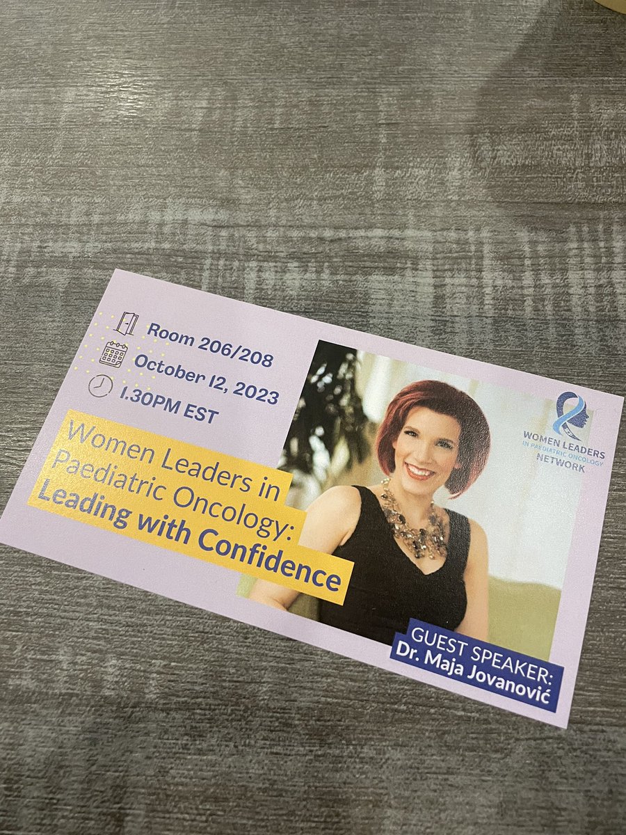 DrMicrobito's tweet photo. Don’t miss this Great lecture! Women Leaders in Paediatric oncology: leading with confidence! #SIOP2023 #SIOPconference #SIOP2023ambassador https://t.co/UufUhcNGZK