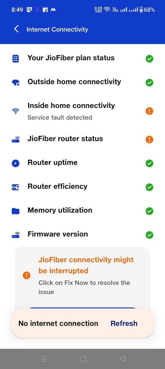 Amit70559557's tweet photo. @JioCare @reliancejio @reliancegroup my internet is not working I called to the customer care but not picking up the call
This is how you assisting to your customer #jio #Reliance #reliancefiber #Isarael #IndiaVsPakistan #internet https://t.co/moW6FuPr4Z