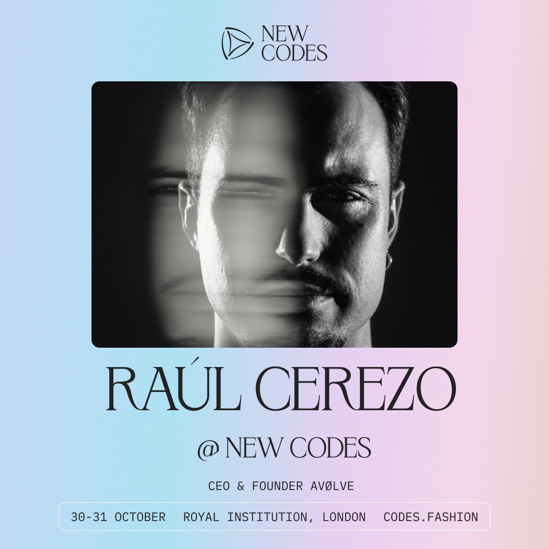 grahamthunder's tweet image. I am really excited to announce that I will be speaking at New Codes in London - 30 &amp;amp; 31 of October about the future of digital fashion and the next generation of fashion labels.

📆[ OCTOBER 30 // 2:30 PM → 3:15 PM ]
“EVOLUTION OF THE FASHION LABEL” sharing stage with the…