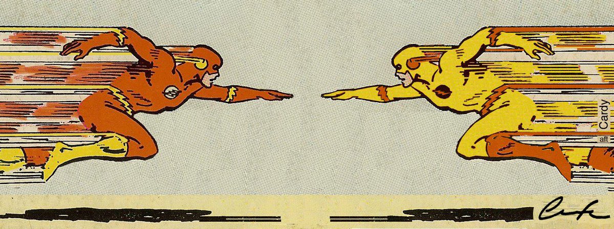 ChuckBrouilette's tweet photo. #DCDrawtober @DCOfficial #enemies #TheFlash & #TheReverseFlash https://t.co/6N0k9G2OKE