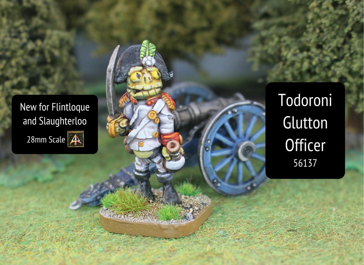 alternat_armies's tweet photo. You are what you eat! New Todoroni Glutton Officer. Adding to the characters for the Army of Nepolise. See our blog for the article. Lots to this one. Thank you.
#alternativearmies #flintloque #slaughterloo #Wargaming #tabletopgaming
https://t.co/E1VfEcZ8ft https://t.co/6ZQWImzTCO