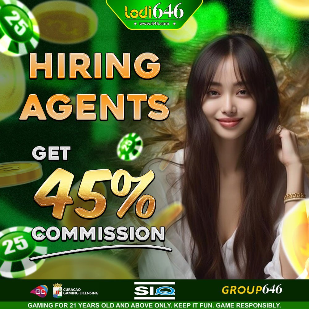 Lodi646Partners's tweet image. 👀 HIRING AGENTS 👀

💚 LODI646 is still looking for Agent!

🤝 Be one of our growing team. And have a chance to receive a 45% commission. 💸

✨ 4DAYS nalang commission day na! may oras pa kaya apply na! 🤩

📥 REGISTER HERE:
➡️ bit.ly/3ZFuj2s

#LODI646 #moneypiece