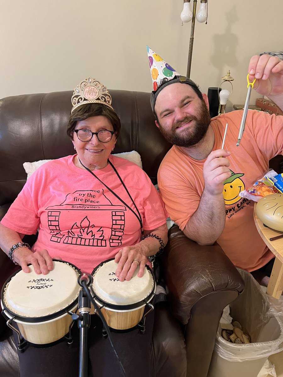 Ok Halogens &amp; Never Laugh Again lore time! 

My Grandma &amp; I became close after my Grandpa died, then she lost her vision soon after. I was helping her often &amp; we spent so much time together; it helped us learn to value our time while coping with the time we lost w/ grandpa (1/?)