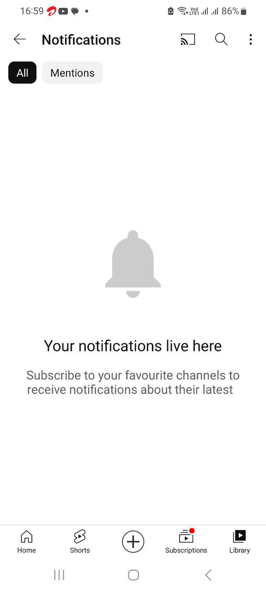 TechOmArya's tweet photo. @TeamYouTube @YTCreatorsIndia @YouTubeCreators @YouTubeIndia @YouTube
Notification is not working in YouTube app of many YouTube channels. Please fix this problem. https://t.co/QS32OtpXwj