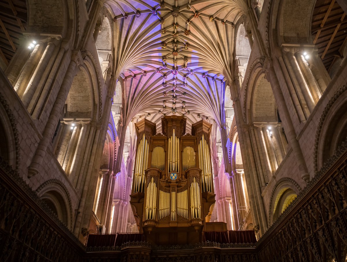 This time last week.... @Nrw_Cathedral @royalphilorch @MaredEmyrHarp #NatalieCliftonGriffiths @Ashleyjgrote @EastAngliAirAmb #NorwichCathedralTrust 📸Bill Smith