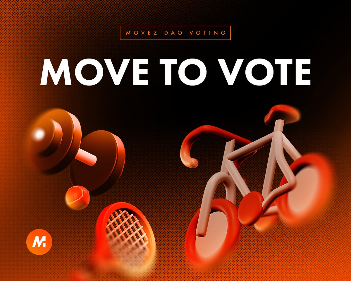 👍Introducing MoveZ DAO - Move to Vote 🔥On top of our recently announced 'Stake to Vote', we're very excited to introduce MOVE TO VOTE! 🏃‍♂️ 🤝MoveZ is all about working out, exercising, being active, and living a healthy and happier life. One way we contribute to this is to…