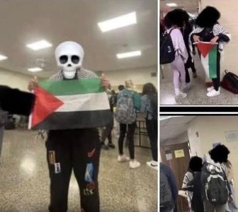 StopAntisemites's tweet photo. Cherry Hill, NJ - this is they type of harassment Jewish students are dealing with at Cherry Hill East High this week as Jews globally are dealing with the atrocities coming out of Israel. 

You are failing to protect your Jewish students Superintendent @Kcream24 (Kwame Morton)! https://t.co/jv85cbJJmH
