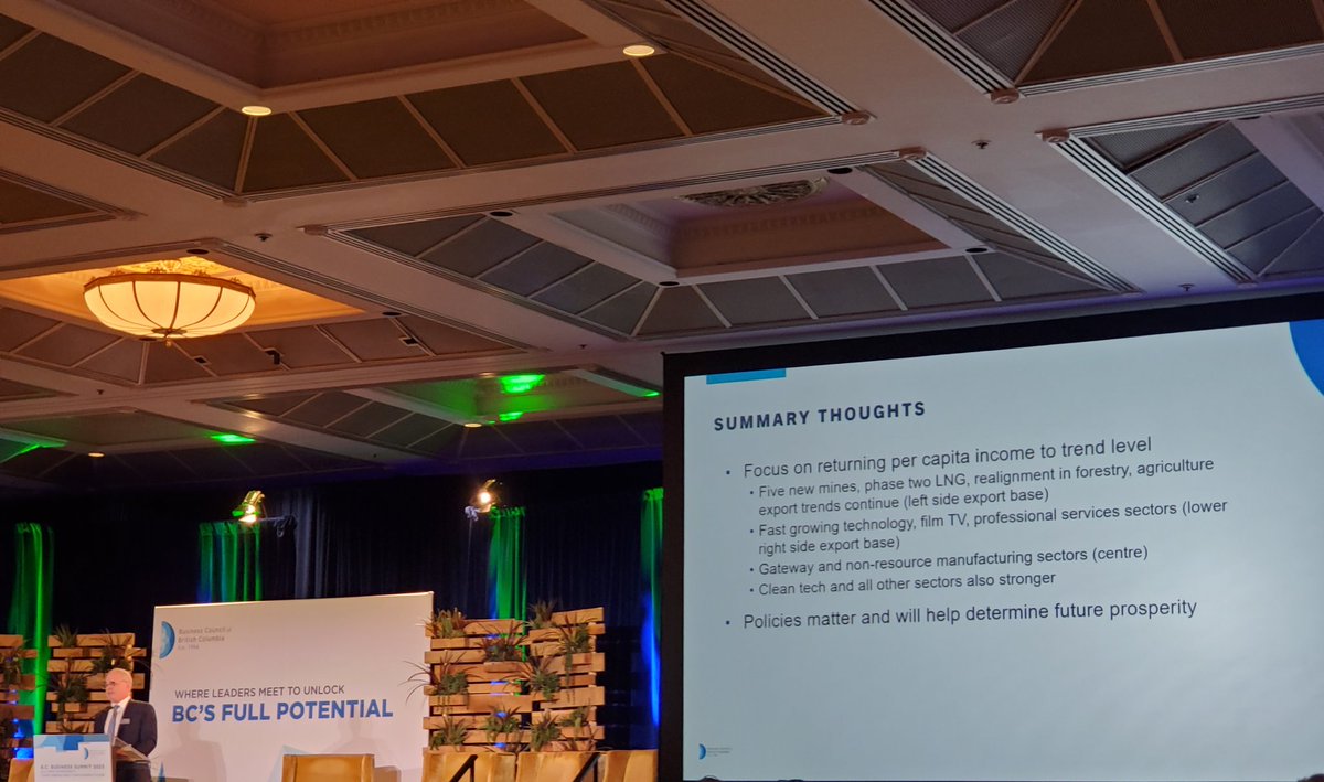JBExplores's tweet photo. "The world needs more BC." "More BC is better for the world." @BizCouncilBC's Ken Peacock on how to have economic growth in BC. Hint: major projects needed. #bcbizsummit https://t.co/e1rbMGE0bn