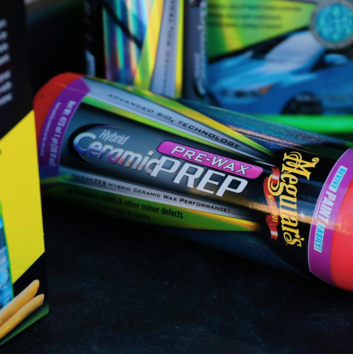 Meguiars's tweet photo. Family bonding &amp; family beading! 💦 
Welcome to the family, Hybrid Ceramic!

#ceramicmadeeasy #meguiars #carwax https://t.co/VWwY4TTQUJ