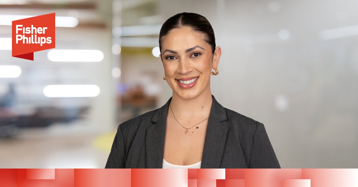 labor_attorneys's tweet image. Please join us in welcoming Cindy Kaoud!

Cindy will represent our clients across California in workplace law disputes and provide counseling on all aspects of their employment relationships.

Read More: bit.ly/3ZUgVrb