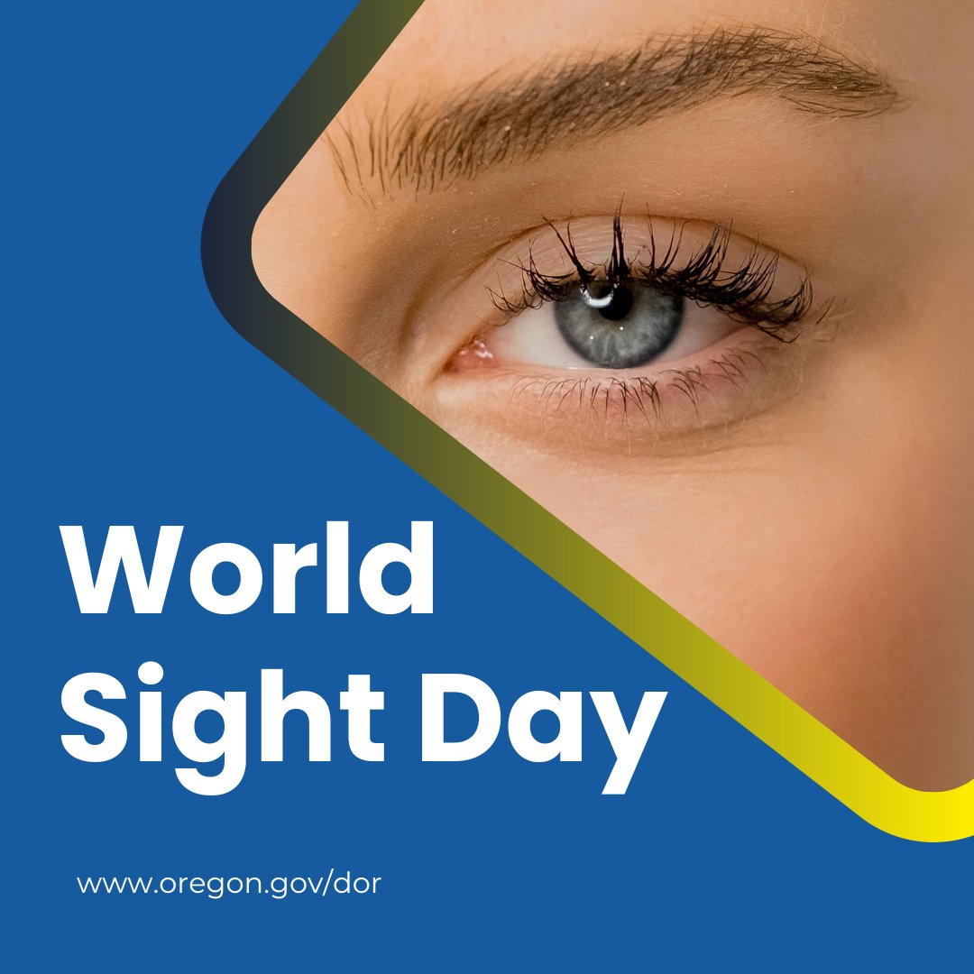 ORrevenue's tweet photo. Happy World Sight Day! @ORRevenue is celebrating by recognizing the beauty of sight and showing gratitude for our vision. Remember to take care of your eyes and get regular check-ups! #WorldSightDay #VisionMatters #TimeToSee https://t.co/W3ZfEzdmTm
