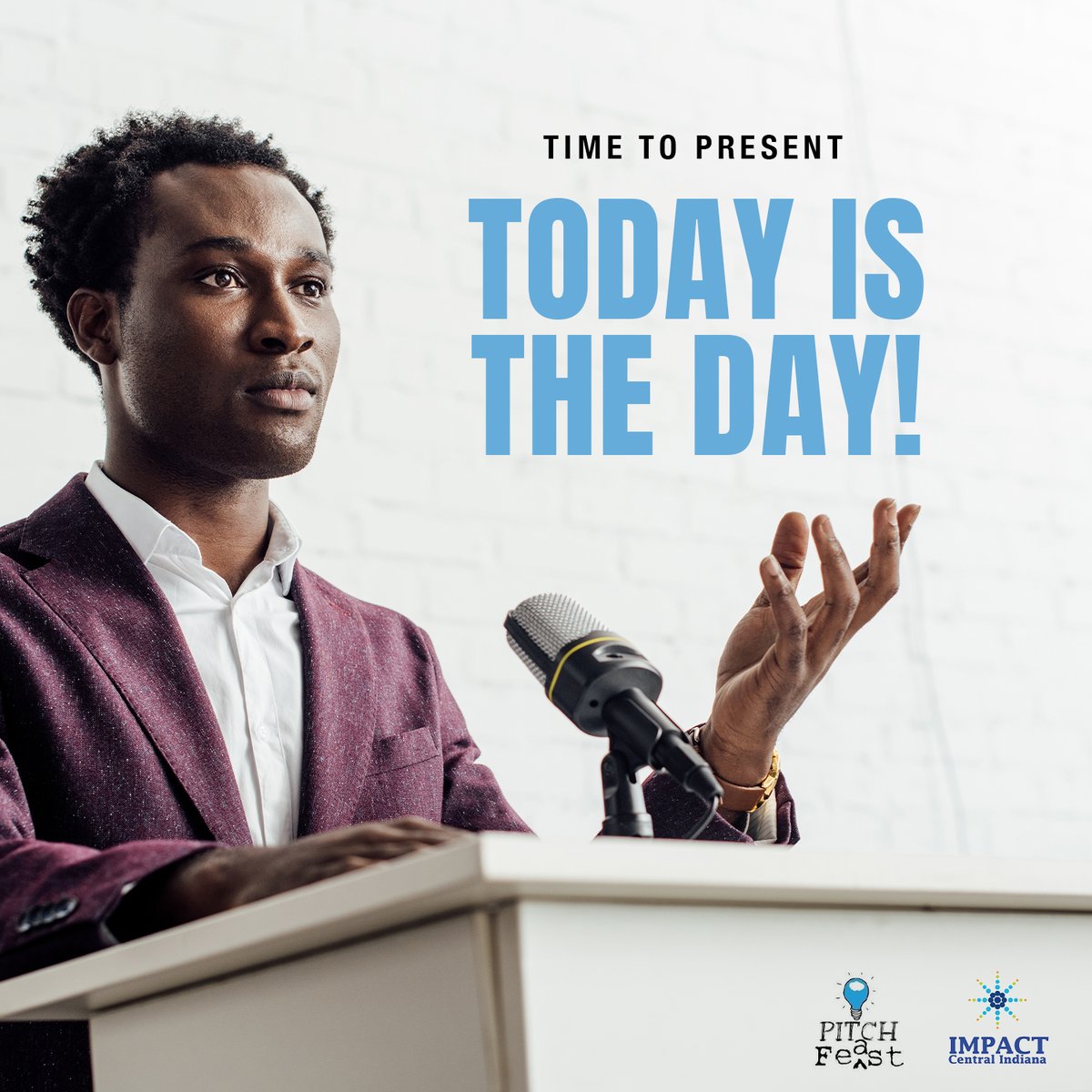 Today is the BIG day! Show love to our Top 10 finalists as they present their business at our IMPACT Central Indiana PitchFeast event presented by First Internet Bank! Reserve your tickets now-> loom.ly/wpIRhpg 

<a href="/CICFoundation/">CICF</a> #firstib #PitchFeast2023