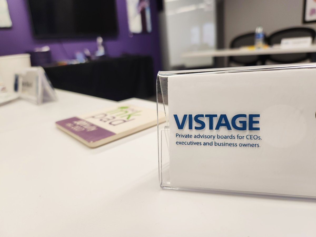 We loved hosting Vistage again at the ink pad! Learn how we can help you with your next off-site meeting: booktheinkpad.com | #meetingspaces #meetingroom #CarmelIndiana