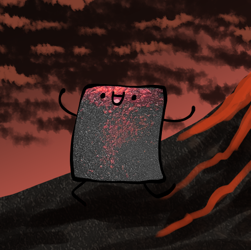 「ボルケーノようかんです 」|冬里せいあのイラスト