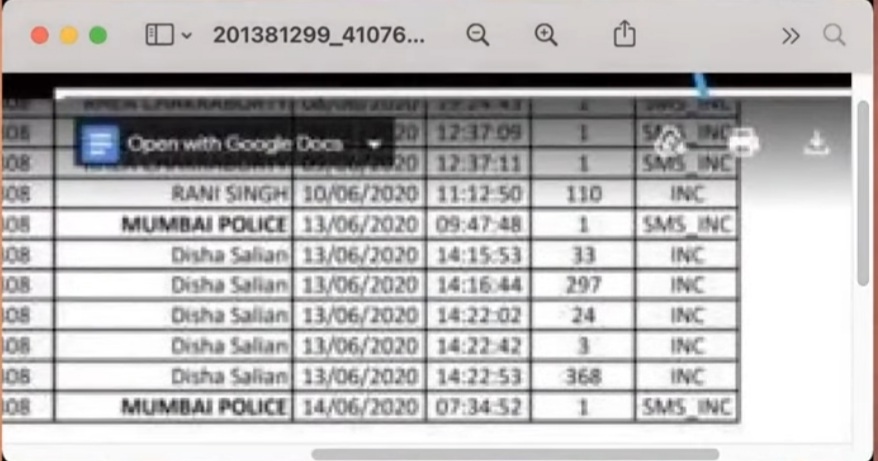 Yasmin2186's tweet photo. Who was threatening Sushant from Disha's phone from 9th – 13th June?

Disha's phone was in custody of Mumbai Police.

Political BW Nexus InSSRCase 
@CBIHeadquarters @IPS_Association @DoPTGoI https://t.co/v8zfGQsFY4