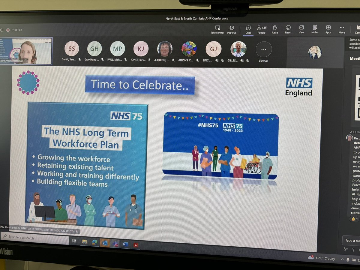 Considering how we plan for workforce for future. Fantastic AHP conference <a href="/NENCAHPs/">NENC AHPs</a> <a href="/TEWV/">Tees, Esk & Wear Valleys NHS Foundation Trust</a> #AHPDay2023