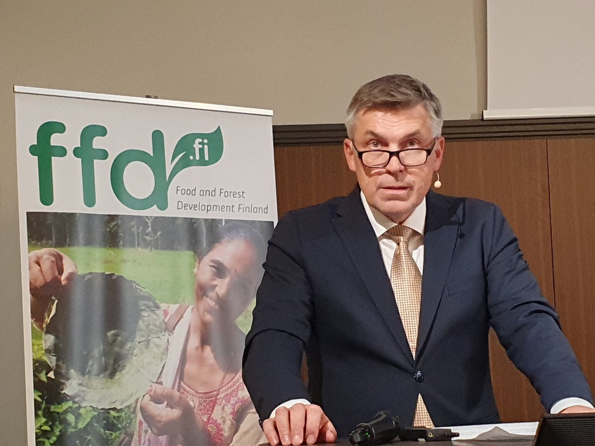 No farms, no food, no future! <a href="/MarttilaJuha/">Juha Marttila</a> opening <a href="/FFDfinland/">Food and Forest Development Finland - FFD</a> 10th Anniversary seminar!