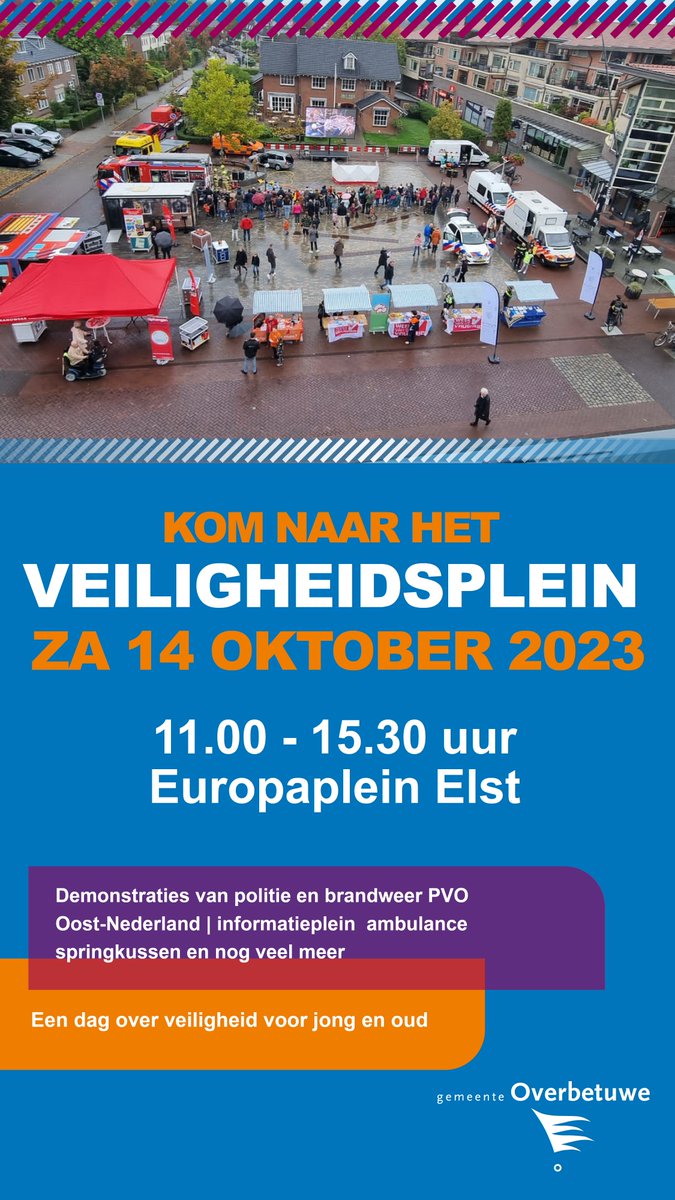 Zaterdag 14 oktober is het Europaplein in Elst (@Gem_Overbetuwe) het decor voor de veiligheidsmarkt van de gemeente. PVO Oost-Nederland laat je in de geurtonnen van #KIEKUUT ruiken naar #Aceton, #Hennep, #Wasverzachter en #XTC. bit.ly/3RWgxGJ
