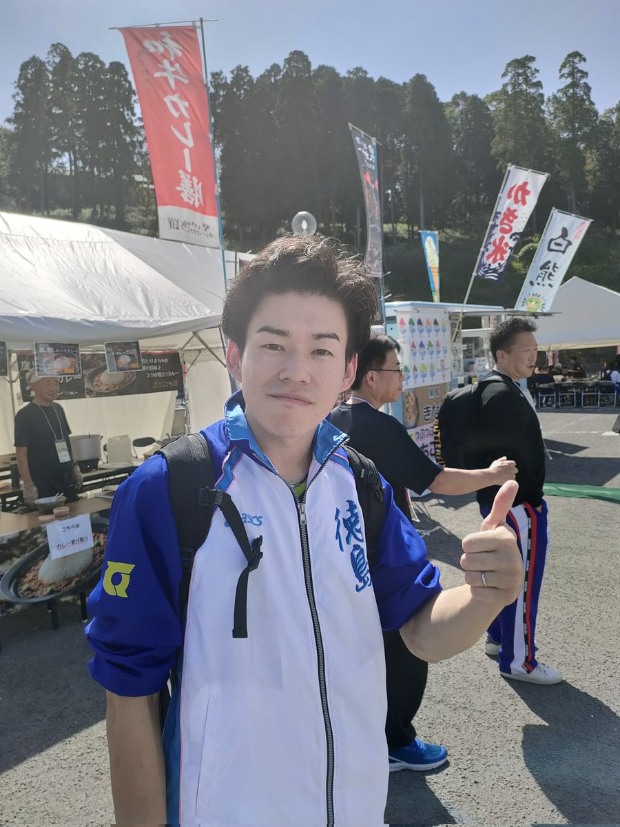 works_spin's tweet photo. 先月も鹿児島に来ていただいたので今日は国体の応援に行きました！
#SPINWORKS https://t.co/sE4rOT39Xm