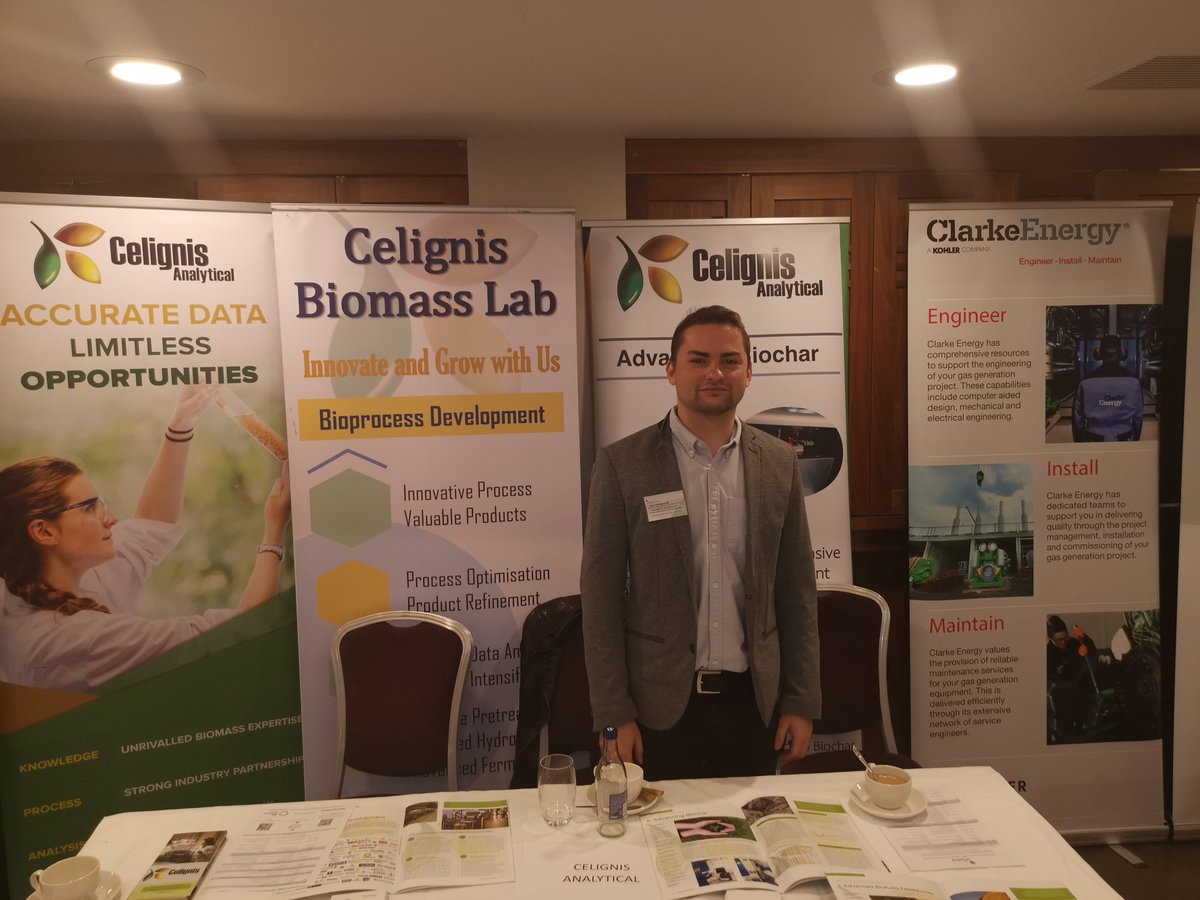 Celignis is exhibiting at #irbeaconf23 by <a href="/IrishBioenergy/">IrBEA</a> today in Dublin. At around 1pm Dan Hayes will be discussing with the panel regarding his experience in setting up and growing a bioeconomy SME in Ireland.
