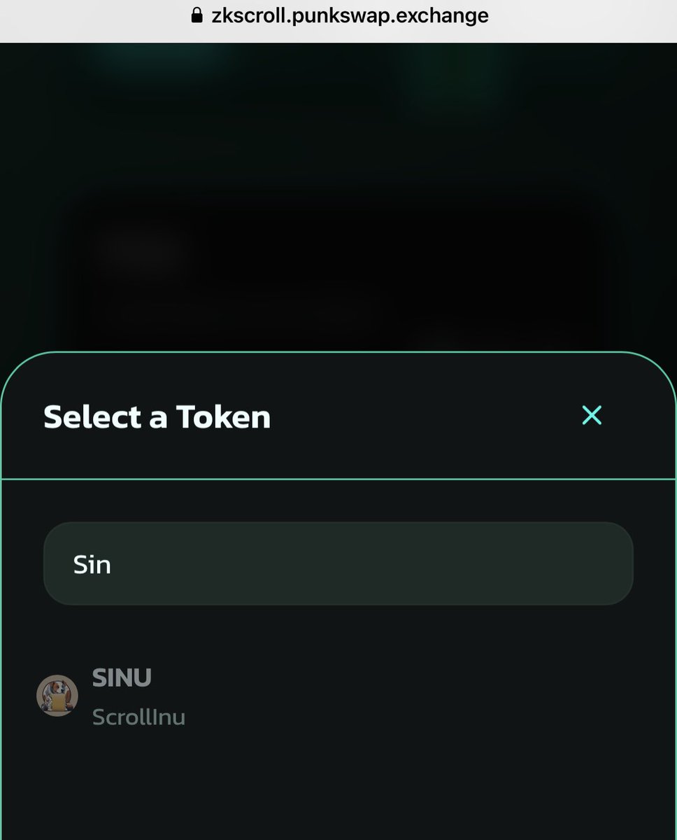 Scroll_Inu's tweet photo. Scroll Inu $SINU is now whitelisted on @PunkSwapDEX 

You can now buy on punkswap without the hassle of entering the contract address 

We keep building 
Thank you @PunkSwapDEX 

#Scroll #zkEVM  #evm #scrollbuild @Scroll_ZKP @ScrollBuild https://t.co/eQhnV0V3i5