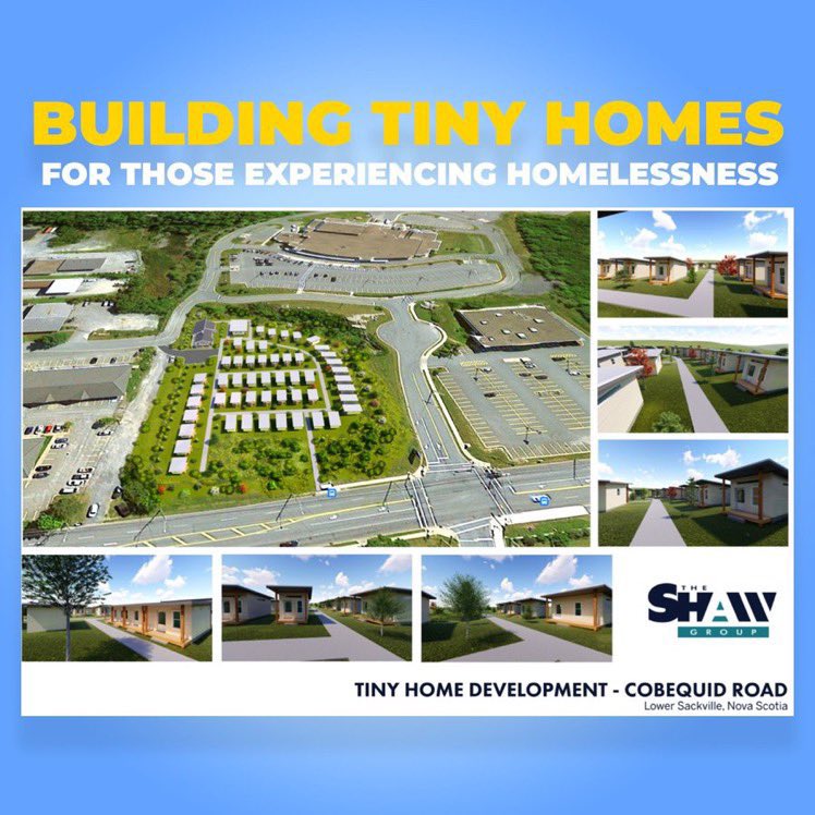 TimothyHalman's tweet photo. Our Government is working with HRM and private sector partners to get tiny homes built for those experiencing homelessness, a first for Nova Scotia. We're moving quickly, and will have people living in these new homes next summer. https://t.co/vDEQfRLRAB