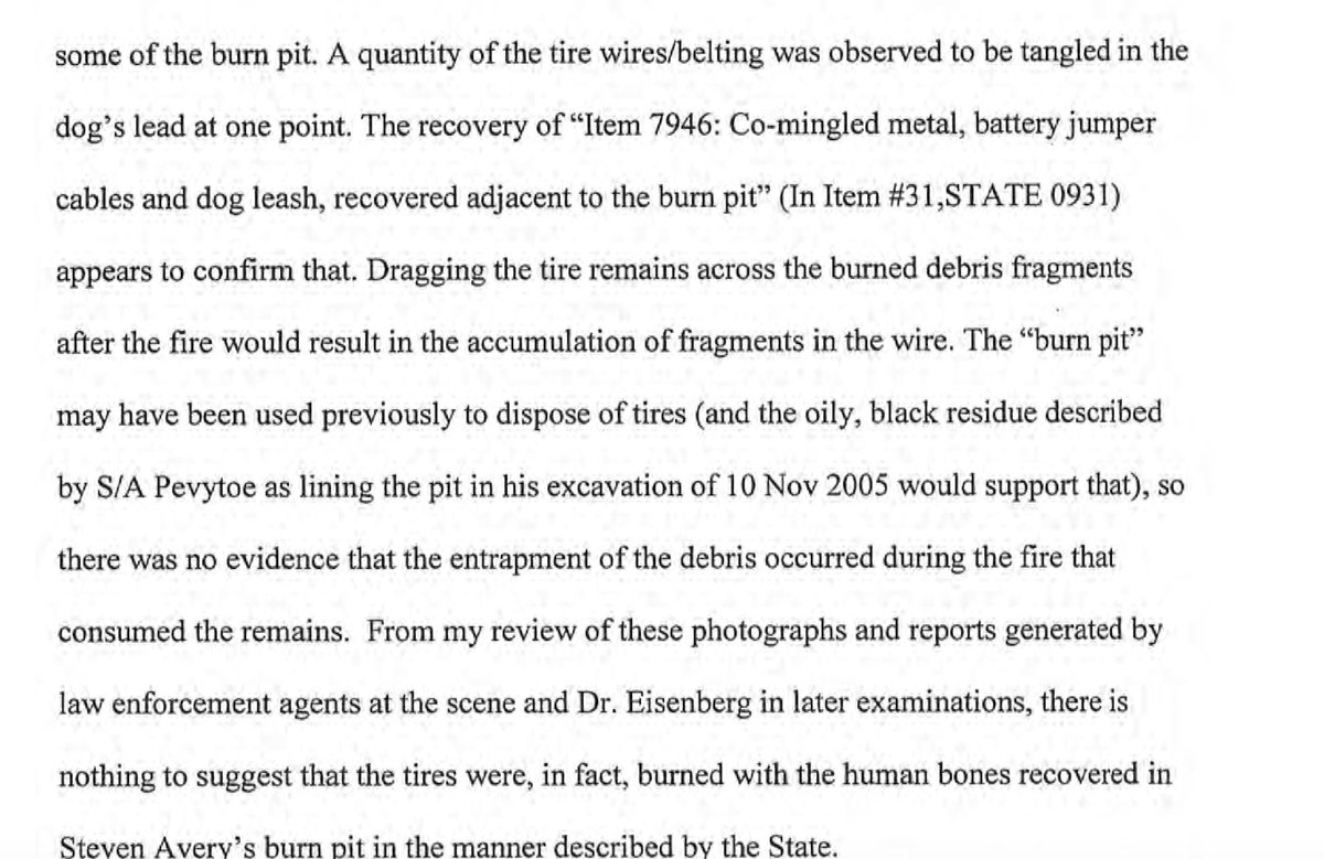 CecilyHele34755's tweet photo. @allegedlyashow My thoughts are that, although no-one in Steven's family smelled a burning body, the toxic fumes from sCAM are reaching me in New York! Read De Haan's affidavit, Zellner filings and watch #MaM2 for the real truth. The body wasn't burned in the pit, plus it was dismembered prior https://t.co/HeMUhMjWiI