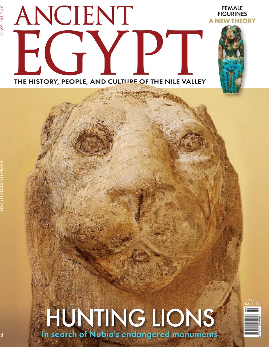Out in UK TODAY (in a few weeks for Europe &amp; USA) hopefully!  Highlights include: Tutankhamun's lost Mortuary Temple, Violence in the Predynastic Nile Valley, silver bracelets of Hetepheres I, and a new theory for truncated female figurines!
ancientegyptmagazine.com/subscribe.html