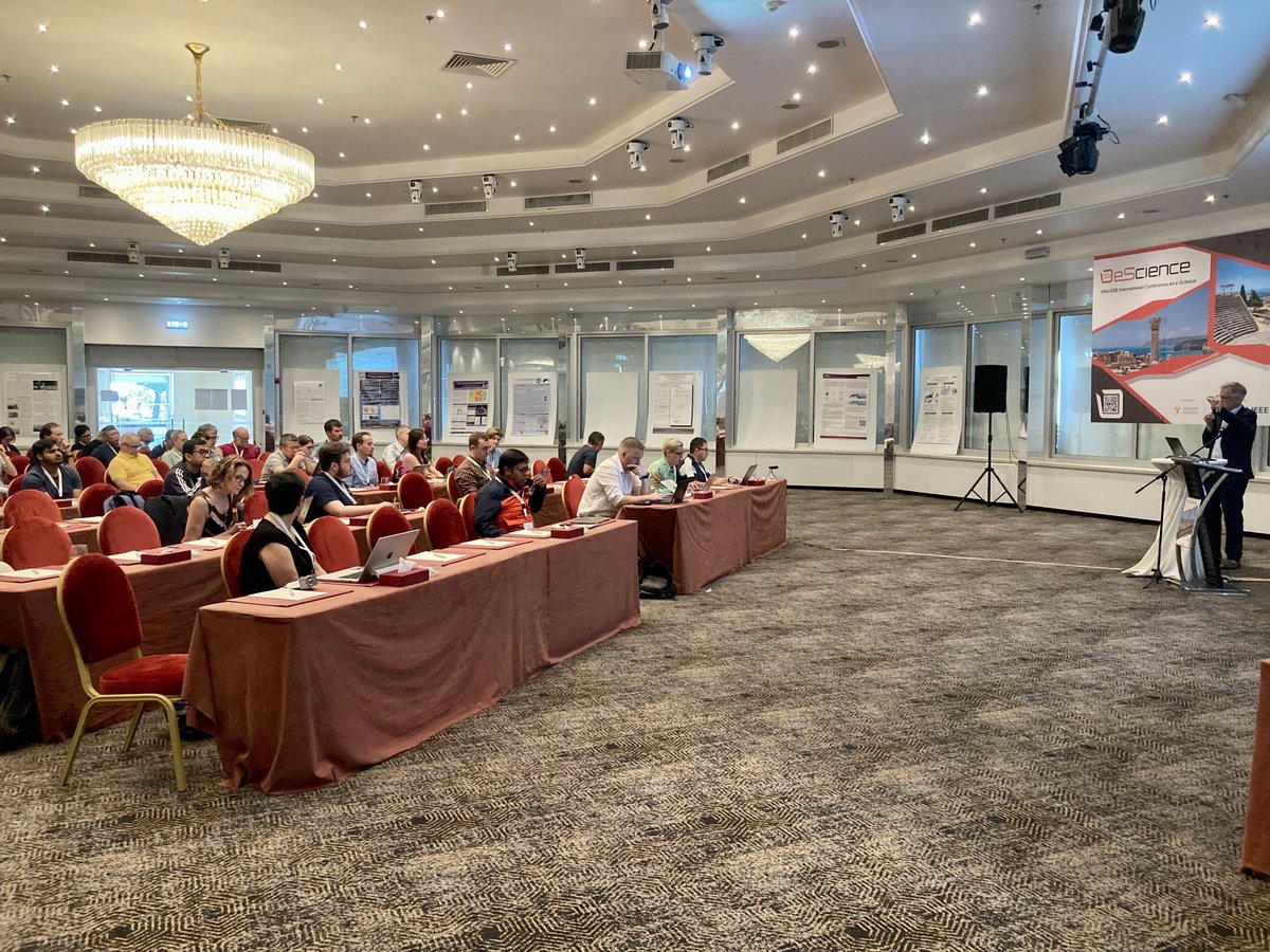 eScience 2024 (@escience) on Twitter photo π Day 2 of #eScience23 is in full swing! Thrilled to have <a href="/ianfoster/">Ian Foster</a> enlightening us with "Embodied Agents as Scientific Assistants." π€ Charting new territories in scientific exploration! Join us for more groundbreaking insights. π‘π¬ π Day 2 of #eScience23 is in full swing! Thrilled to have <a href="/ianfoster/">Ian Foster</a> enlightening us with "Embodied Agents as Scientific Assistants." π€ Charting new territories in scientific exploration! Join us for more groundbreaking insights. π‘π¬