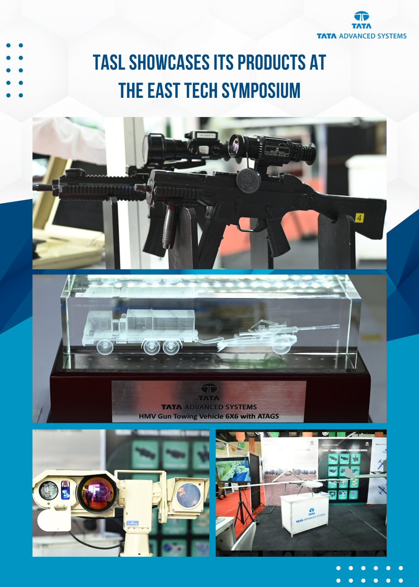 TASL has successfully displayed its product range in the East Tech Symposium 2023 which took place in Guwahati recently.

#EastTech2023 #Defenceinnovation #TASLcapabilities