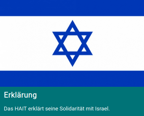 Das Hannah-Arendt-Institut verurteilt den terroristischen  Angriff der Hamas auf die israelische Zivilbevölkerung aufs Schärfste  und erklärt seine vollste Solidarität mit Israel.

hait.tu-dresden.de/ext/institut/h…